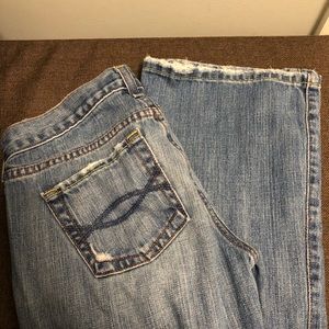 Abercrombie & Fitch Jeans - Abercrombie Fitch Medum Washed Bootcut Frayed 0S Abercrombie & Fitch Jeans - Abercrombie Fitch Medum Washed Bootcut Frayed 0S